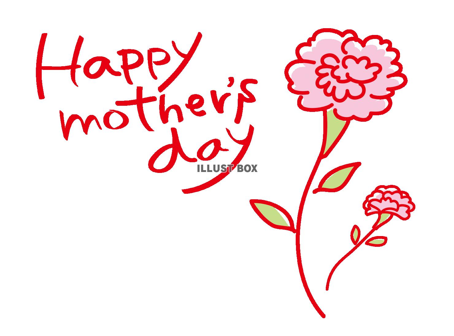 手書きイラスト POP 母の日 販促 イベント 5月 こどもの日