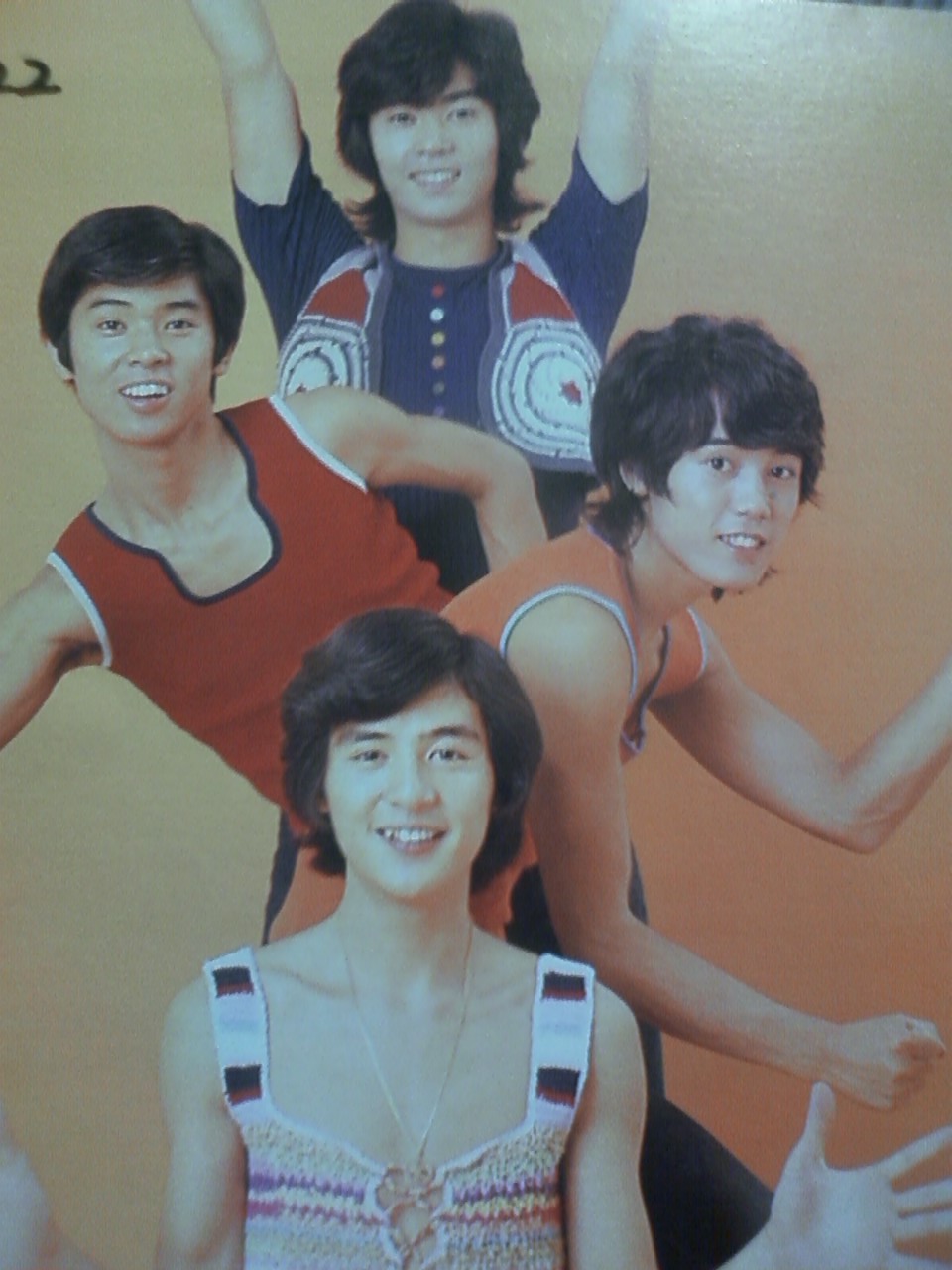 フォーリーブス青山孝史北公次江木俊夫おりも政夫ポスター＆切り抜きセット