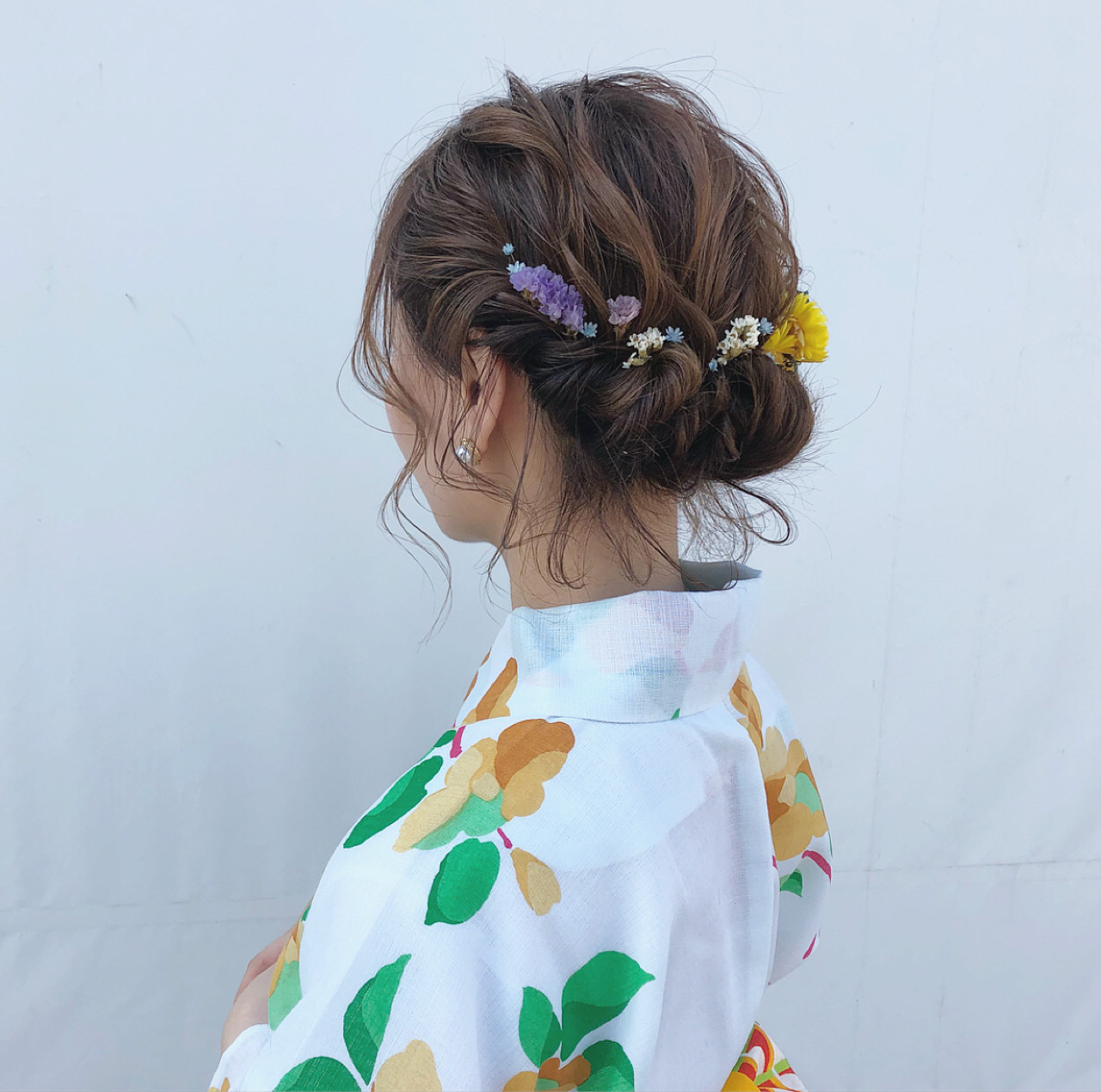 浴衣姿の子供向けヘアアレンジガイド。自宅でできるアレンジ方法のイラスト付きホットペッパービューティーマガジン