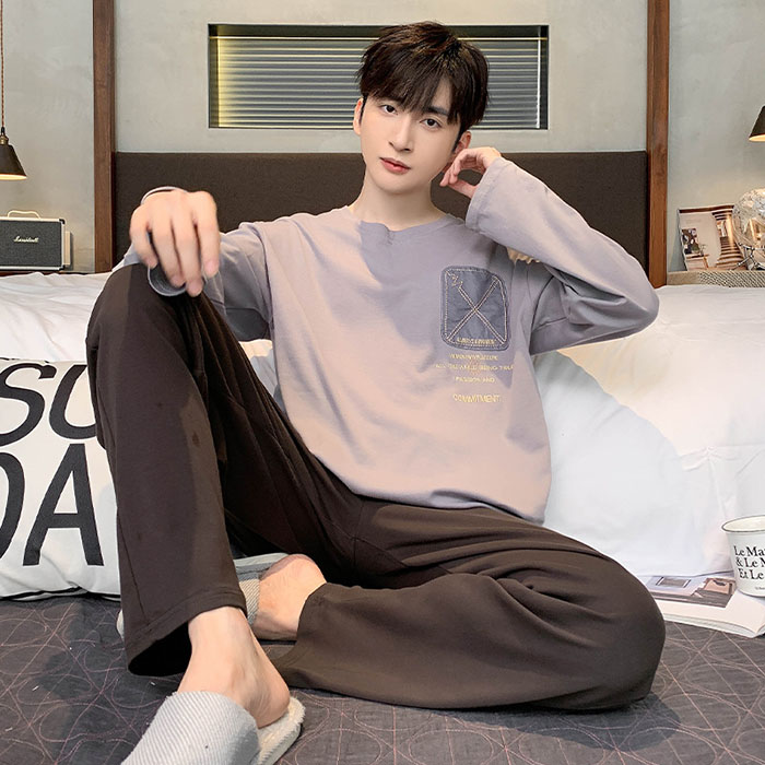 timepieces 中学生男子服 カッコいい パジャマ メンズスエット 腹巻付きパジャマ レディース ポーク sweatsuit パジャマ メンズルームウェア 長袖 スウェット 上下セット 綿100% 長袖 春秋 コットン 柔らかい 肌触りがいい 快適 通気性 大人 男性 部屋着 寝間着 寝巻き