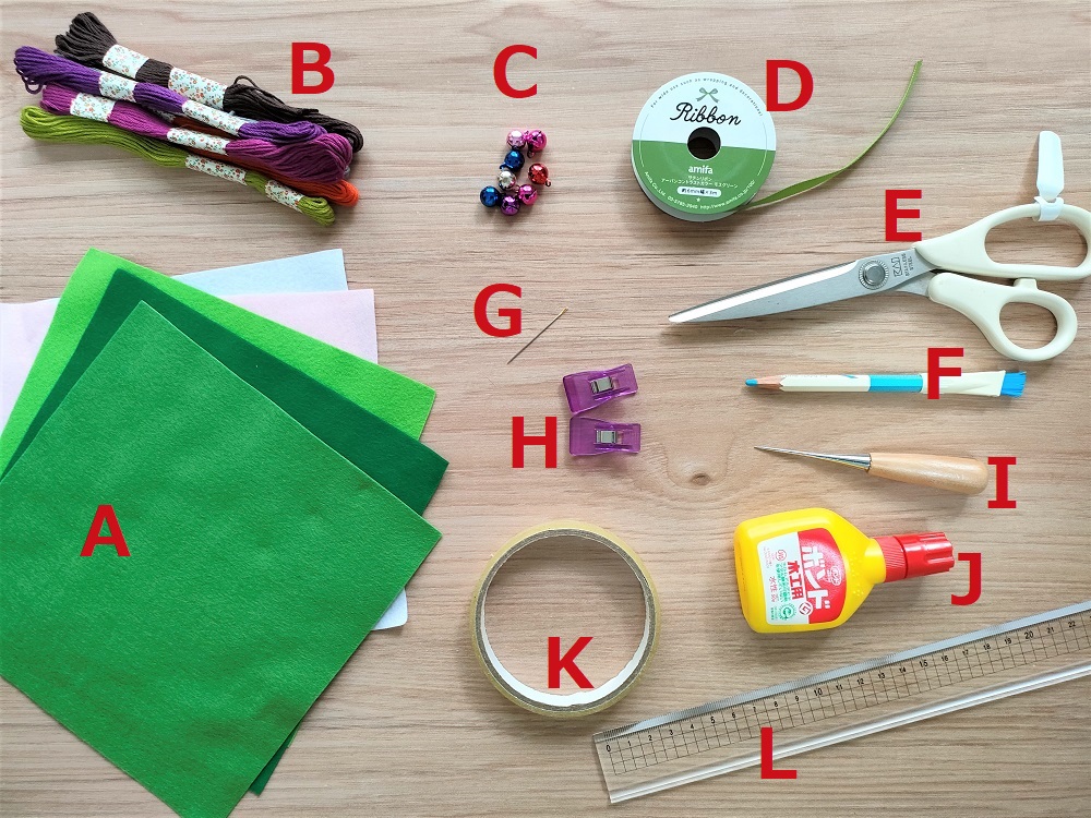 フェルトで簡単手作り♪うさぎだるまのお守りの作り方フェルトマスコット少ない材料で作れちゃう