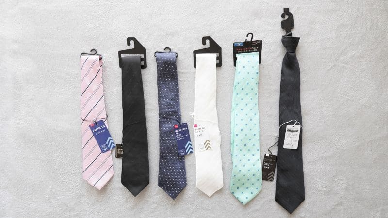 100均ダイソーの「ネクタイ」を全部買ってみます 6種類rooms19