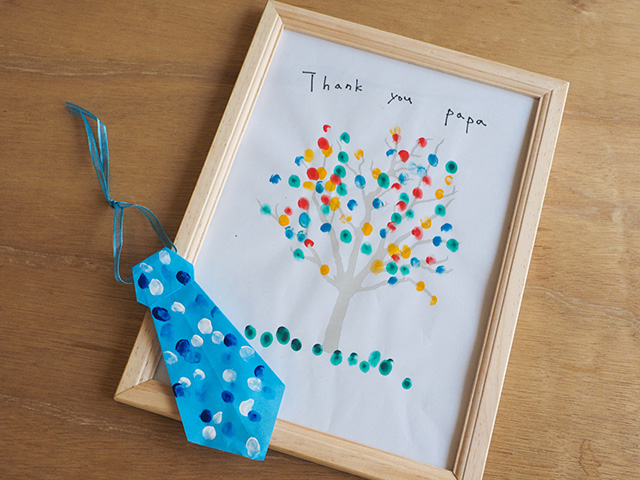 パパ誕生日プレゼント 手形アートTikTok