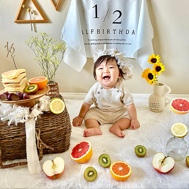 ハーフバースデイや誕生日に。おうちスタジオの作り方 - TORiiCO