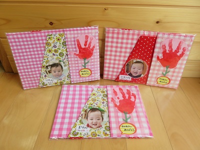 母の日のプレゼント 江坂校 2017.5.10大阪の認可保育園 ポッポ保育園