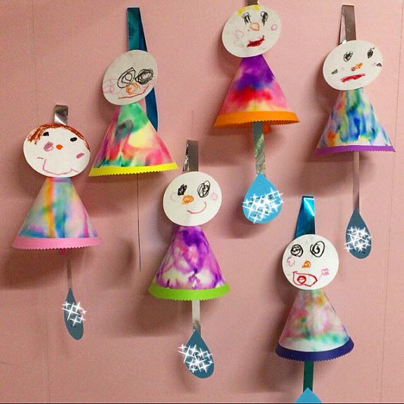 Yahoo!オークション - 6月 梅雨の壁面飾り「てるてる坊主 」幼稚園 保