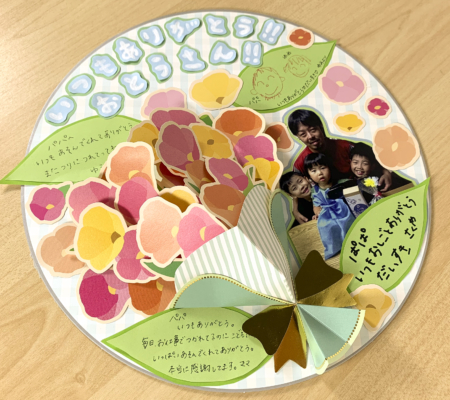 父の日メッセージコースター 10人分