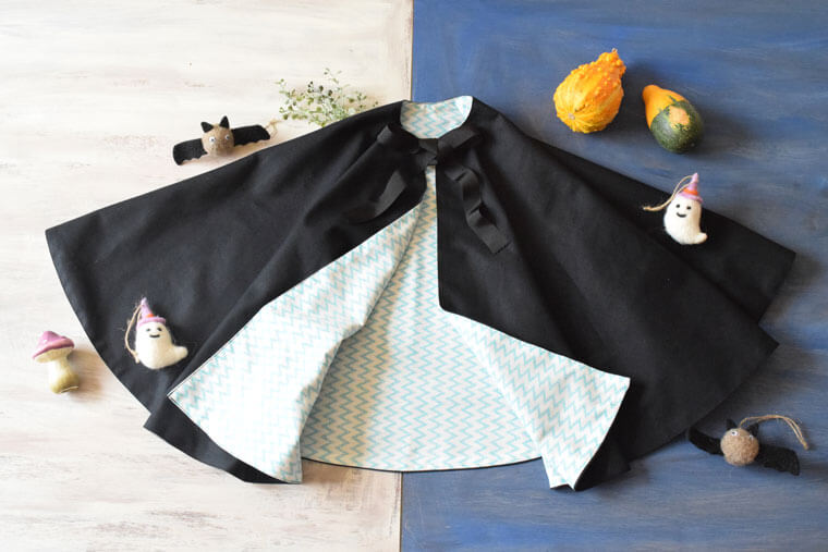 子供服 ケープ＆ポンチョの無料型紙と作り方ヘルカハンドメイド