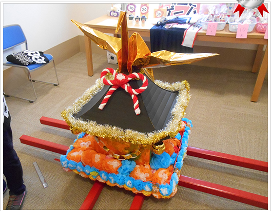 発泡スチロール こどもお神輿しの作り方