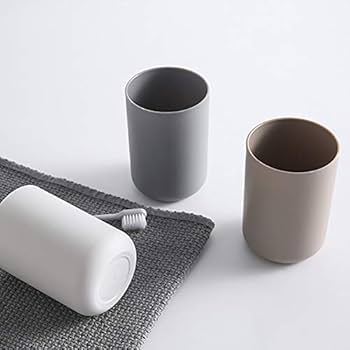 歯ブラシホルダー コップ付き 家族 うがいコップ 歯ブラシスタンド 壁掛け 洗面所 浴室収納 恋人 マウスウォッシュカップ バスルーム : wilkshopping - 通販 - Yahoo!ショッピング