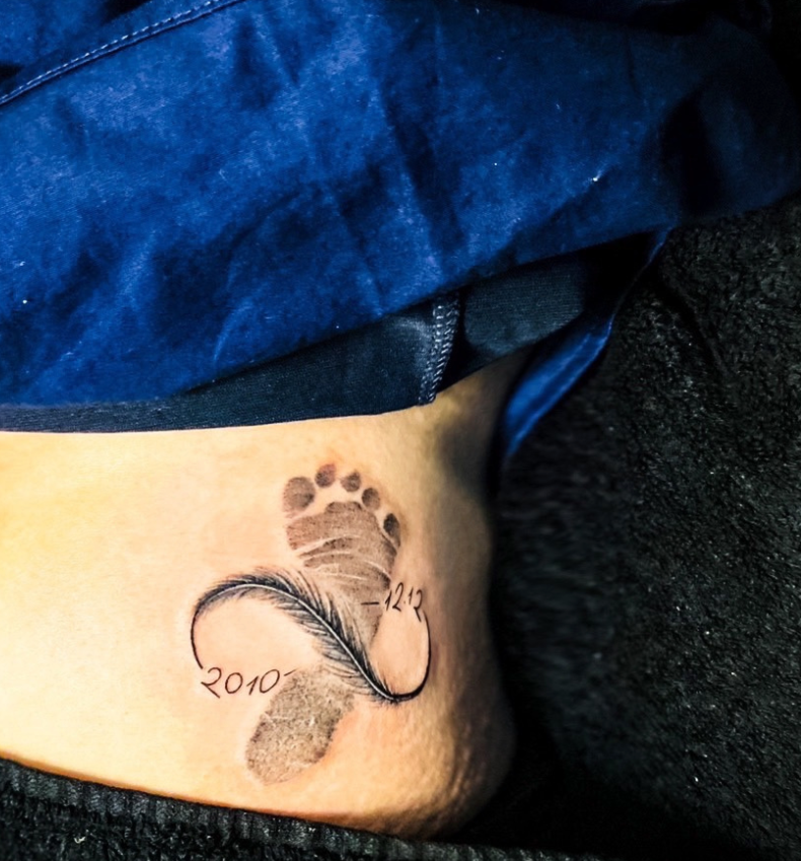 赤ちゃん 足形タトゥー 日本TikTok