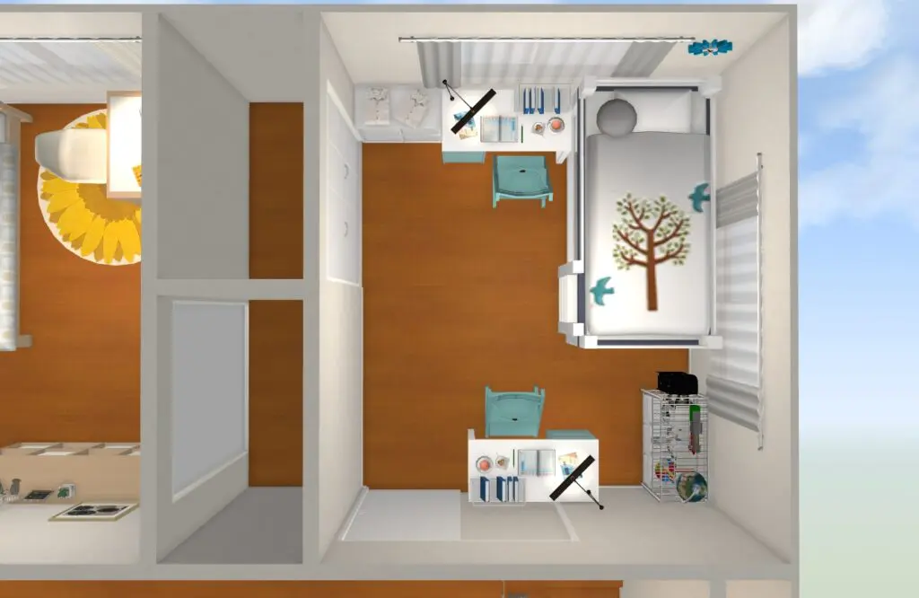 子供2人のための理想的な部屋リノベーション