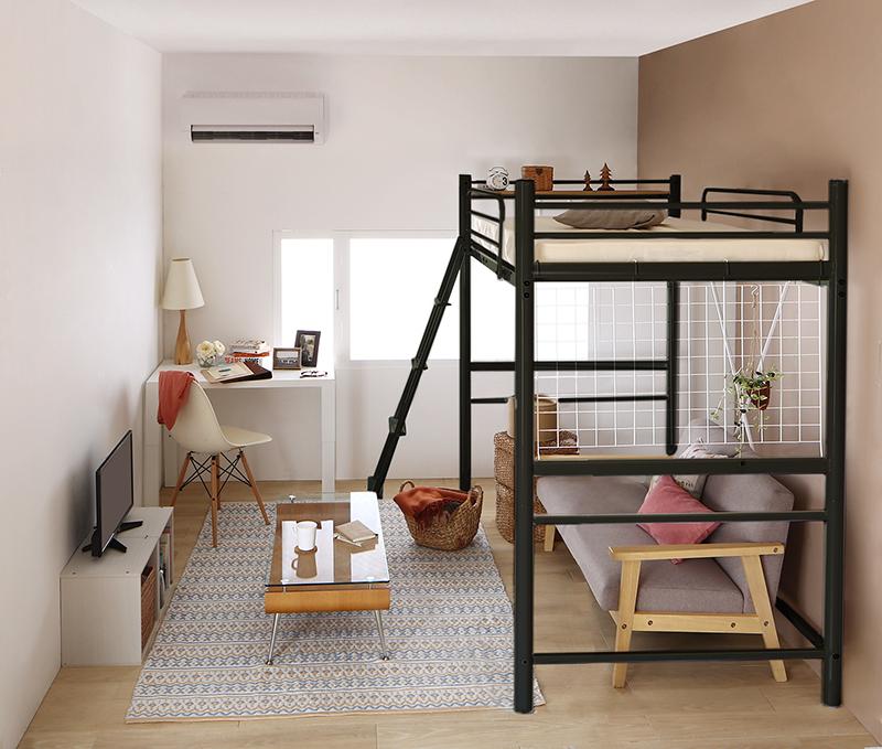 楽天市場 狭い 部屋 の ベッド 横幅 cm 横幅：100 ～ 109.9cmロフトベッド・システムベッドベッド ：インテリア・寝具・収納の通販