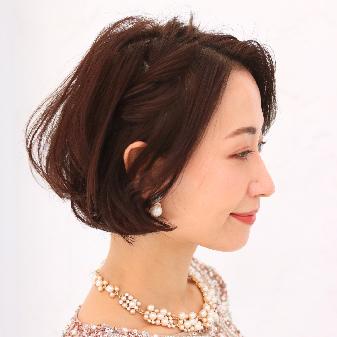 40代50代の結婚式お呼ばれヘアアレンジ動画！華美にならず自然なボリュームと清楚感を演出TikTok