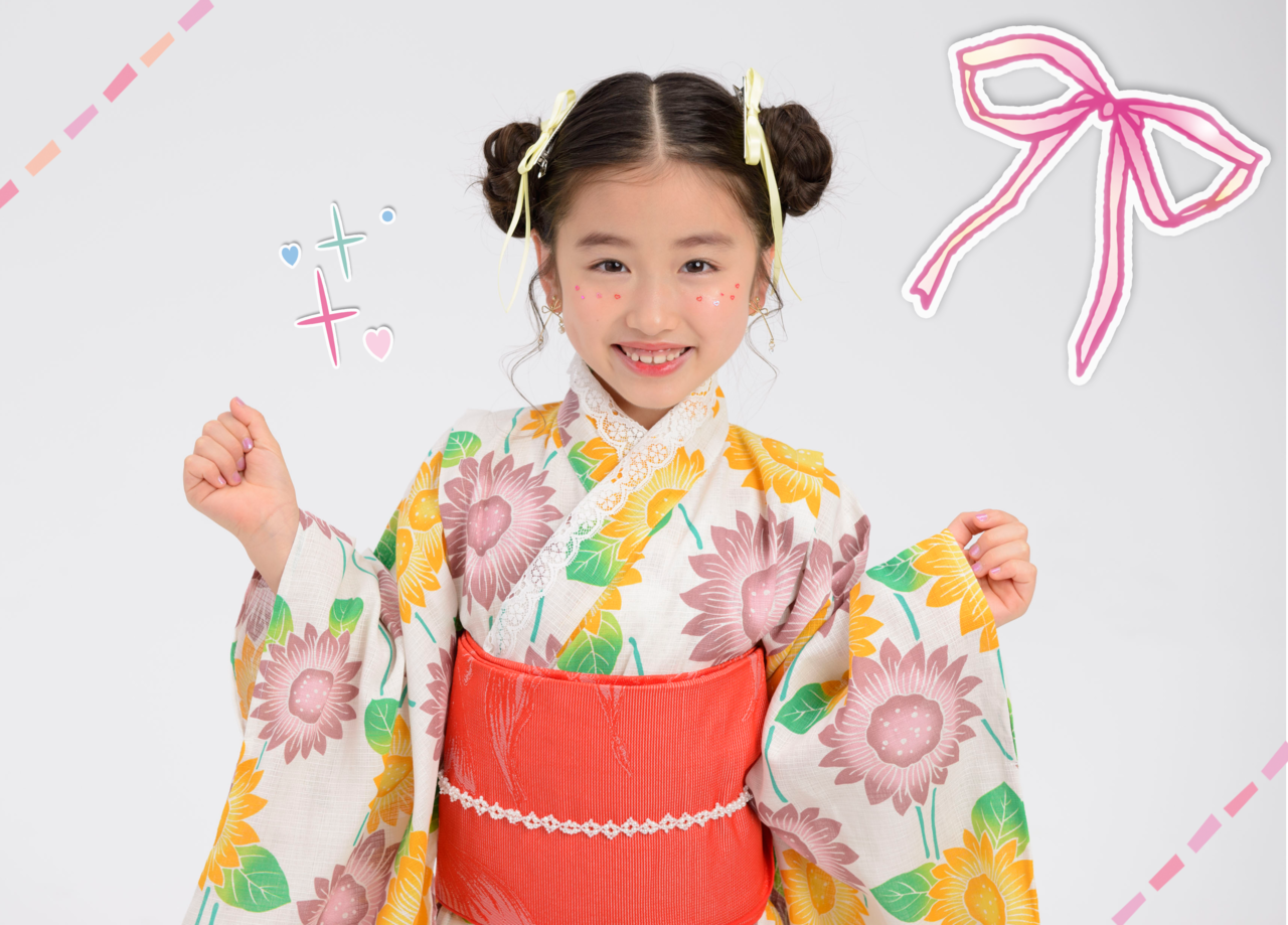 BEBEMALLのWeb Magazine 浴衣がもっと可愛く！子供の簡単浴衣ヘアアレンジ7選