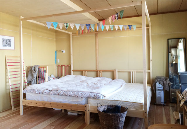 息子②用ベッドガードをDIY : Polar Bear's Blog