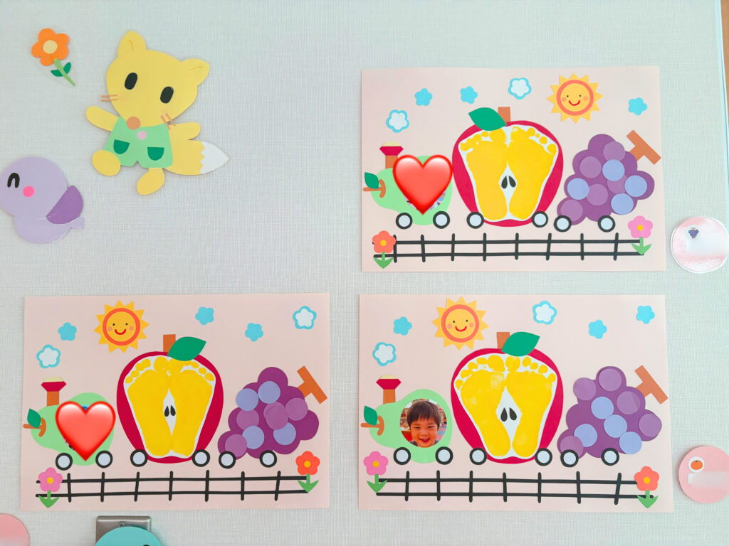 こんばんは🌝わたこ先生です☆ . 本日は、0・1歳児向け☆秋の製作ちぎってぺったんして立体りんごを作ります☆ .材料○白色画用紙○色画用紙 ○赤色折り紙 無地、柄物.道具○はさみ ○のり ○白色ペン 名前を書く際に使用. ○作り方は画像を見てね