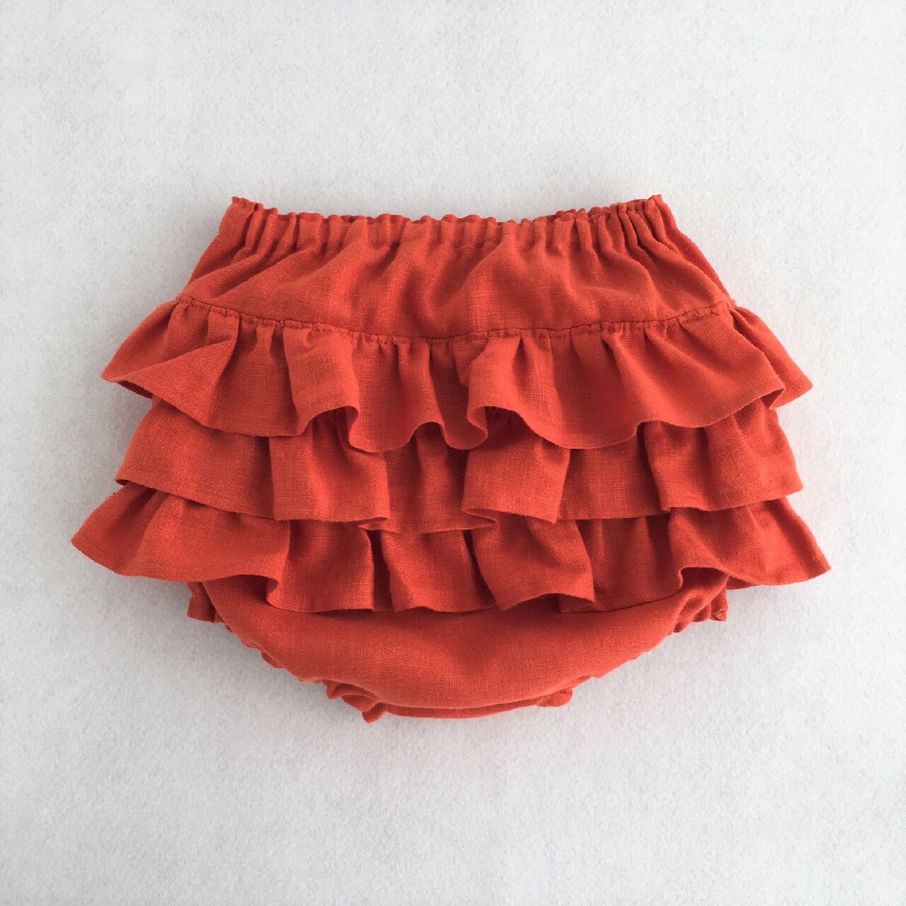 秋冬生地で作る！ハンドメイドベビー服enannaさんのフリルショートパンツの作り方 - 縫いナビ 生地のマルイシ