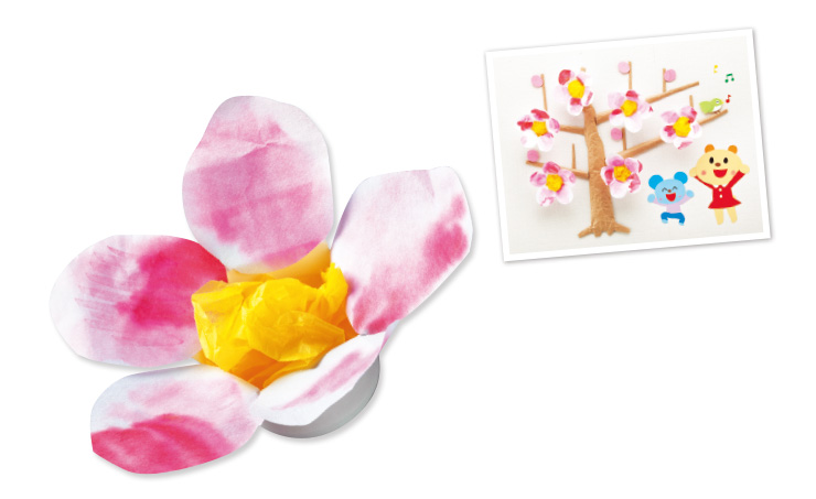 うぐいすと梅の花簡単折り紙～音声で解説