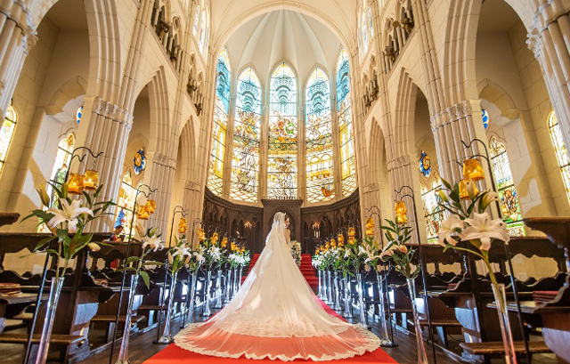 ステンドグラス×パイプオルガン 海外挙式のような教会見学 - 桜坂セントマルティーヌ教会 St.MARTIN'S CHURCH