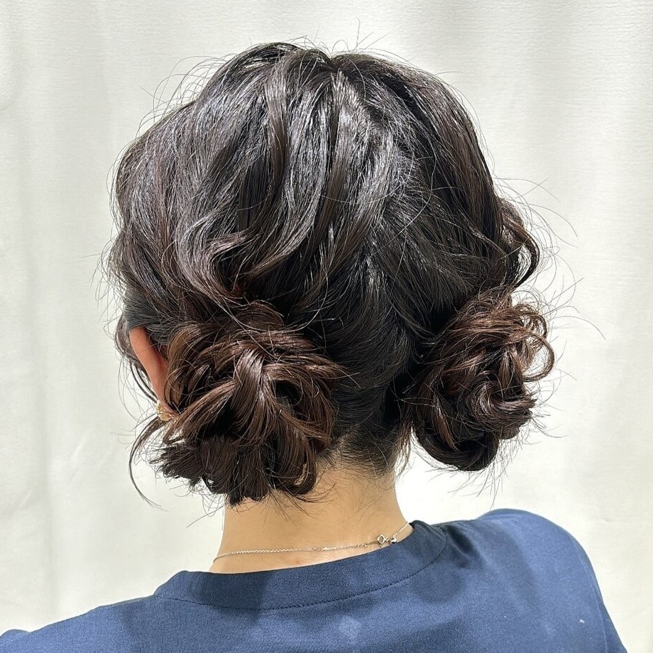 簡単お団子ヘアアレンジ♡不器用さんでも、ゴム1本だけでもできる!HAIR