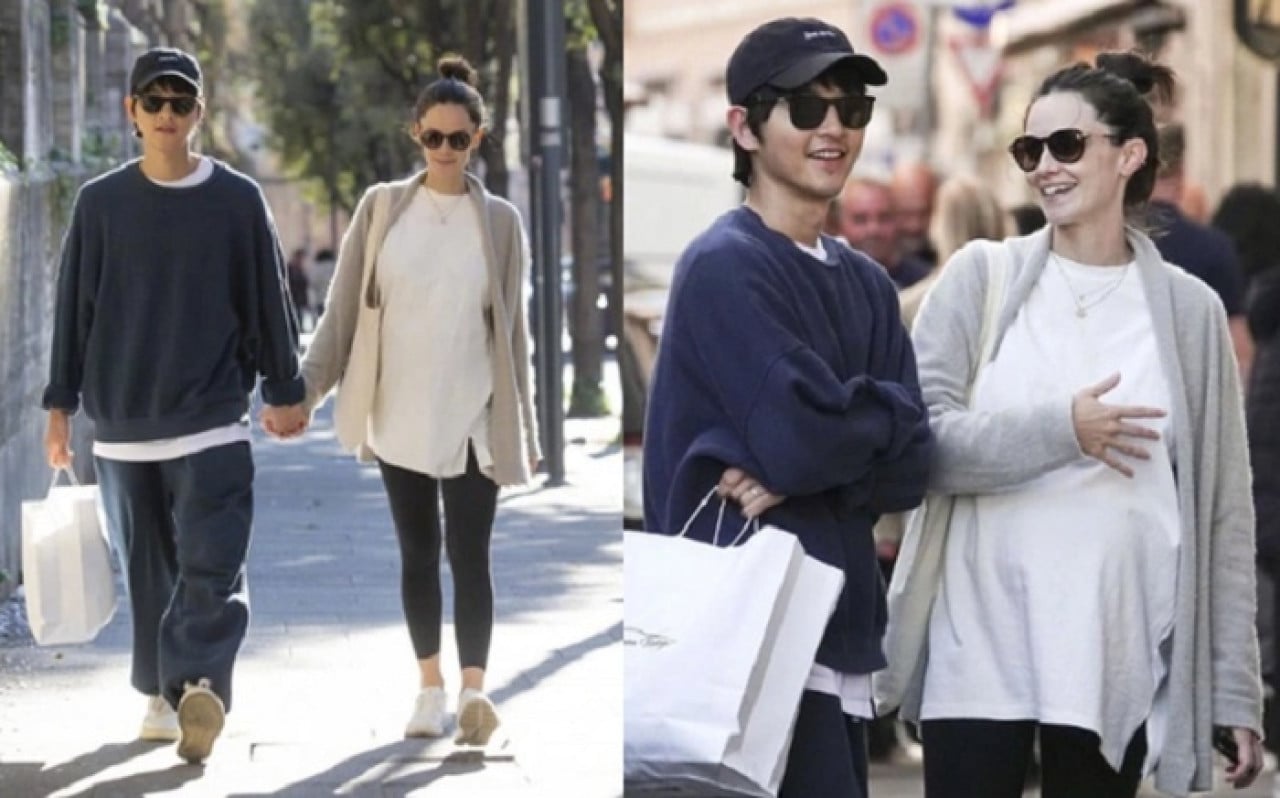 写真 俳優ソン・ジュンギの結婚相手、ケイティ・ルイーズ・ソーンダースさん：時事ドットコム