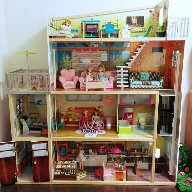 DIY リカちゃんハウスのインテリア・手作りの実例RoomClip ルームクリップ