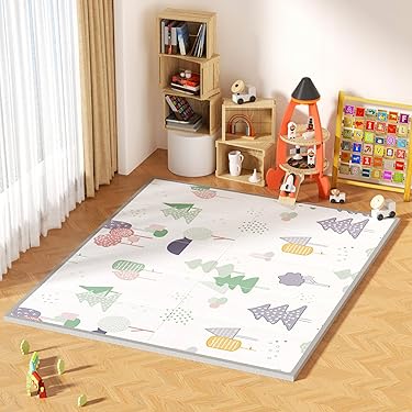 ジョイントマット赤ちゃんにおすすめ！人気のベビーマットのおすすめプレゼント口コミ人気ランキングocruyo オクルヨジョイントマット 赤ちゃん ベビーマット 防音 抗菌 安全 床暖房対応 子供 大判 おしゃれ 北欧 掃除 プレイマット フロアマット キッズラグ 80cm