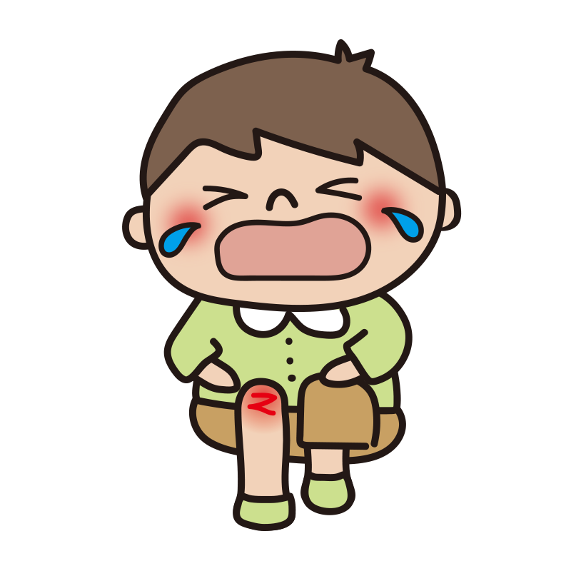 泣いている赤ちゃんのイラスト無料のフリー素材 イラストエイト