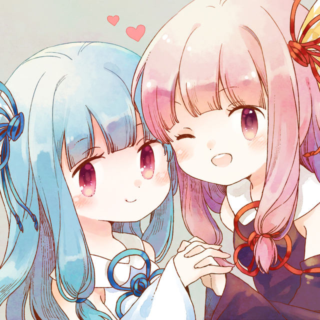 2人用の可愛いアイコンを描きます 彼氏 彼女と!仲良しなあの子と!大好きなキャラクターと!ココナラ