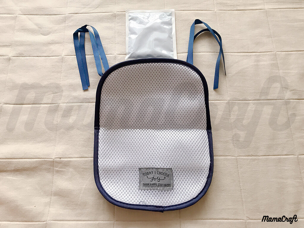 赤ちゃんの暑さ対策に!背中に背負う保冷剤カバー 保冷剤リュック の作り方│koshirau 拵う こしらう