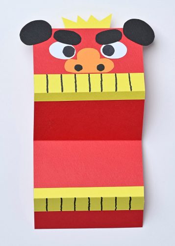 ダンボール工作 獅子舞手作り工作キット-紙の工作キット 子供用.comイベント用品とパーティーグッズの通販