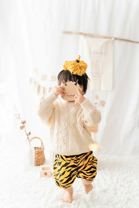 寝相アート®「ししまい」「節分」寝相アート®