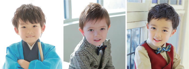 七五三 男の子 髪型 ロング