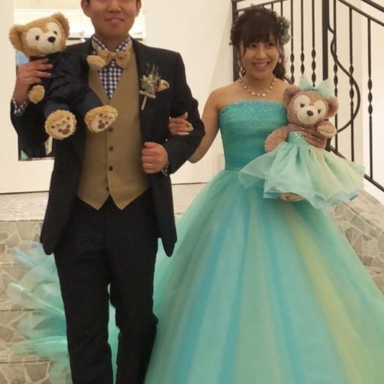 ウエディングドレス ロングトレーン コスチューム 服 単品 ぬいぐるみ別売 ウェルカムベア ウェディング 結婚祝い 結婚式 洋服