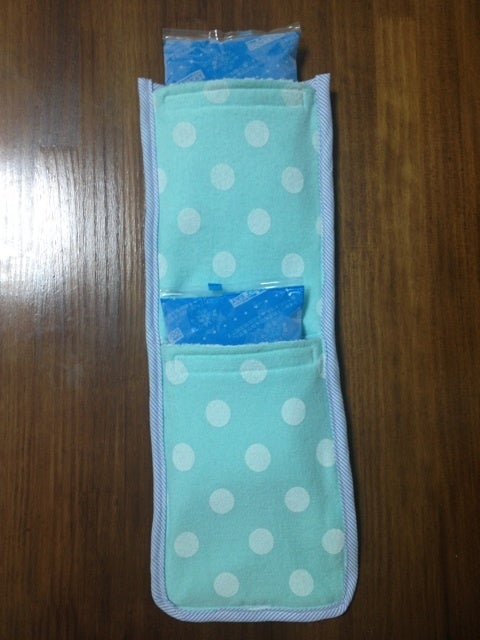 猛暑対策!夏の抱っこに保冷剤ケースLittlenavy ハンドメイドの子ども服・布雑貨