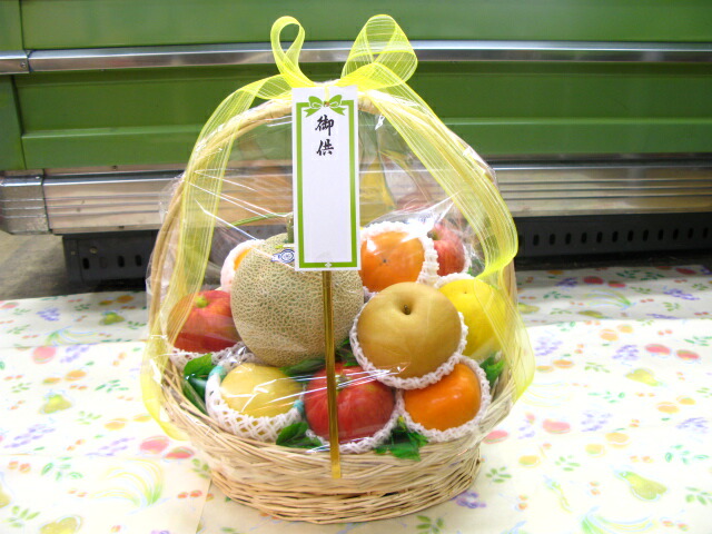 フルーツ盛り合わせ誕生日やギフト、お供えなどに即日発送可能フルーツShomeido