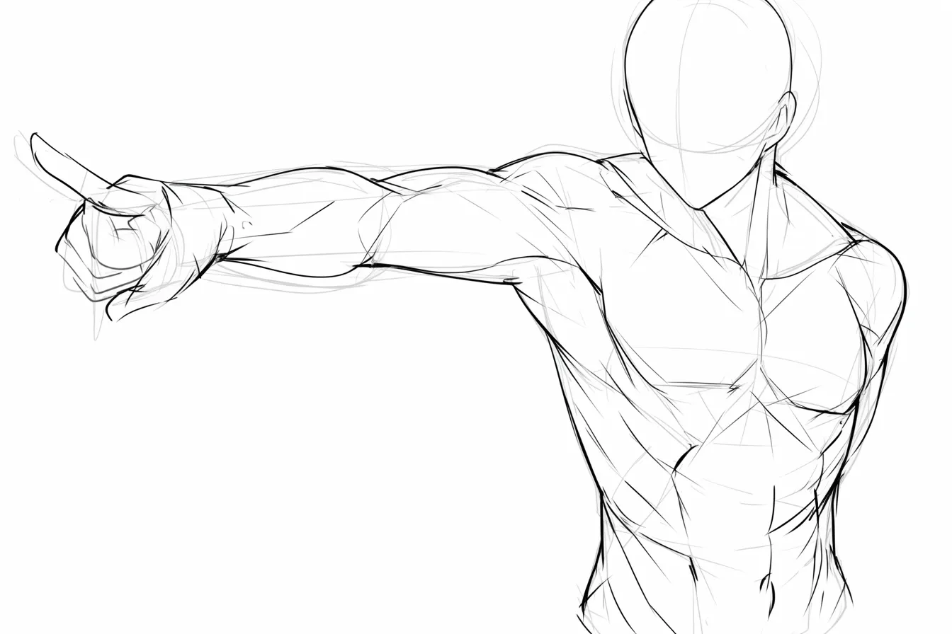 俯瞰の指差しポーズ＆遠近感に挑戦鋭川するのイラスト・漫画置き場