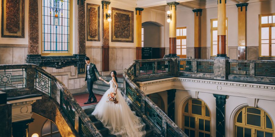 王道ウェディングドレス前撮りレポ 名古屋 市政資料館 岐阜店スポサブランカスポサブランカ スタッフブログ レンタルウェディングドレスショップ大阪 滋賀 岐阜