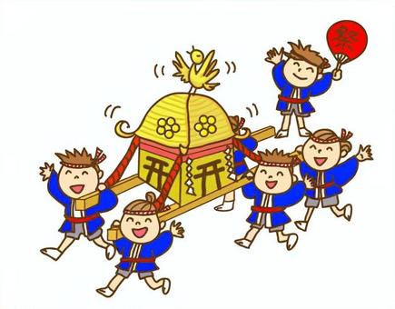 楽天市場 子供神輿 ミニの通販