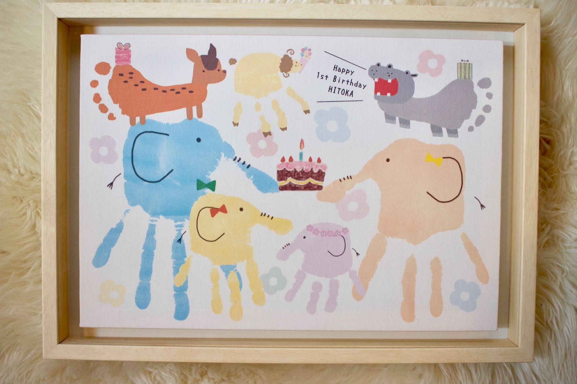 父の日 手形アート 作り方TikTok