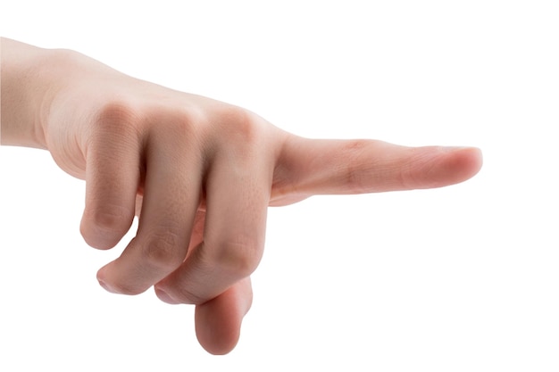 指差しポーズの若い女性の写真素材21261810- PIXTA