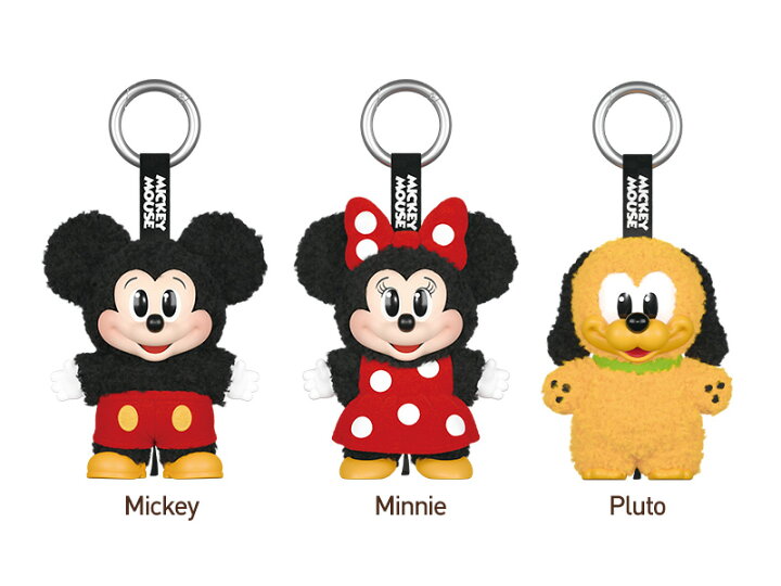 新品未開封 POPMART ディズニー ファミリーぬいぐるみキーチェーン 2つ