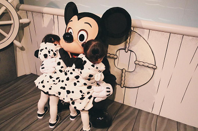 ワンピースを使った「ディズニーコーデ」のキッズ人気ファッションコーディネート - WEAR