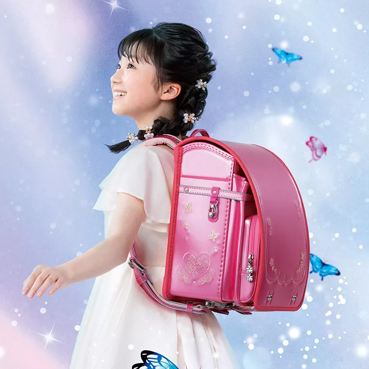 ランドセル 女の子 おしゃれ かわいい 軽い 大容量 ラン活 パープル クーロン 0066 赤 レッド ピンク 水色