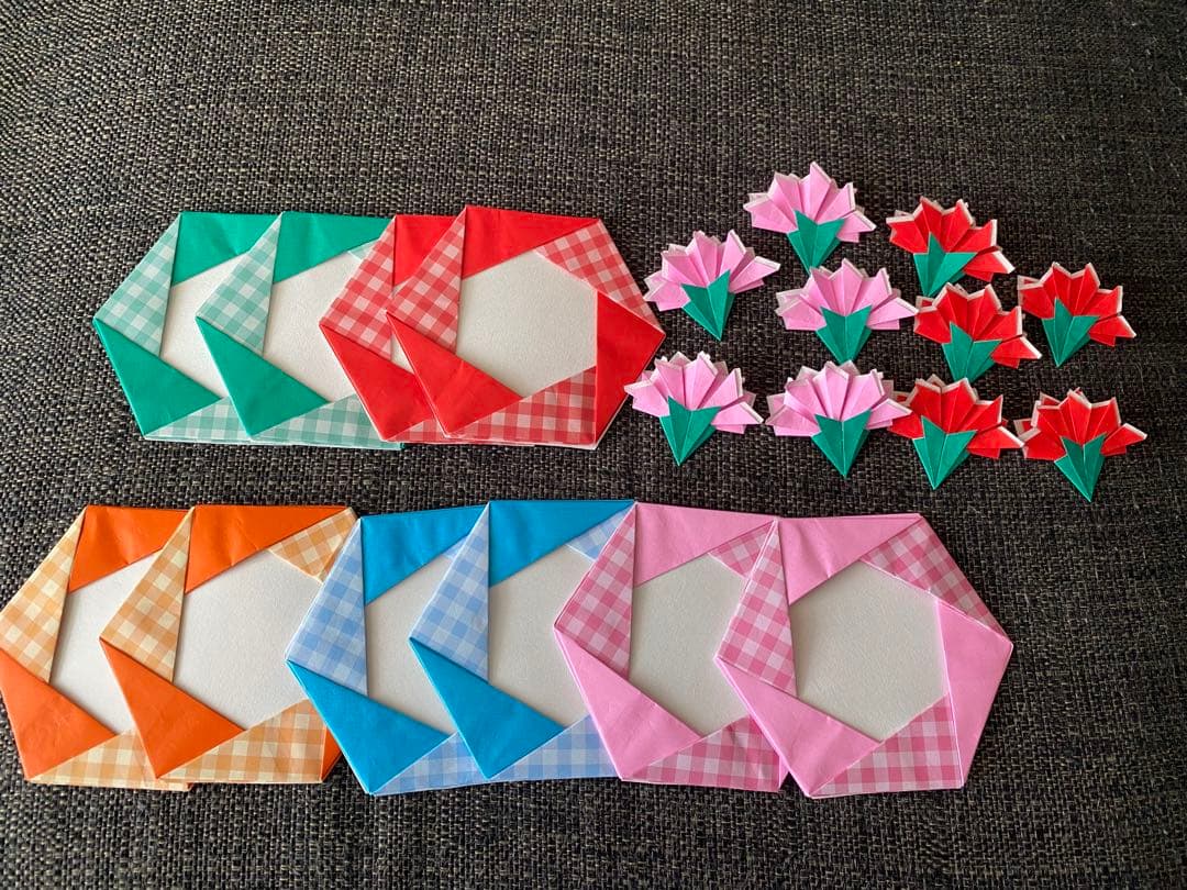 母の日折り紙 カーネーションリース Origami Carnation WreathカミキィKamikey– 創作折り紙カミキィkamikey origami折り紙モンスタ
