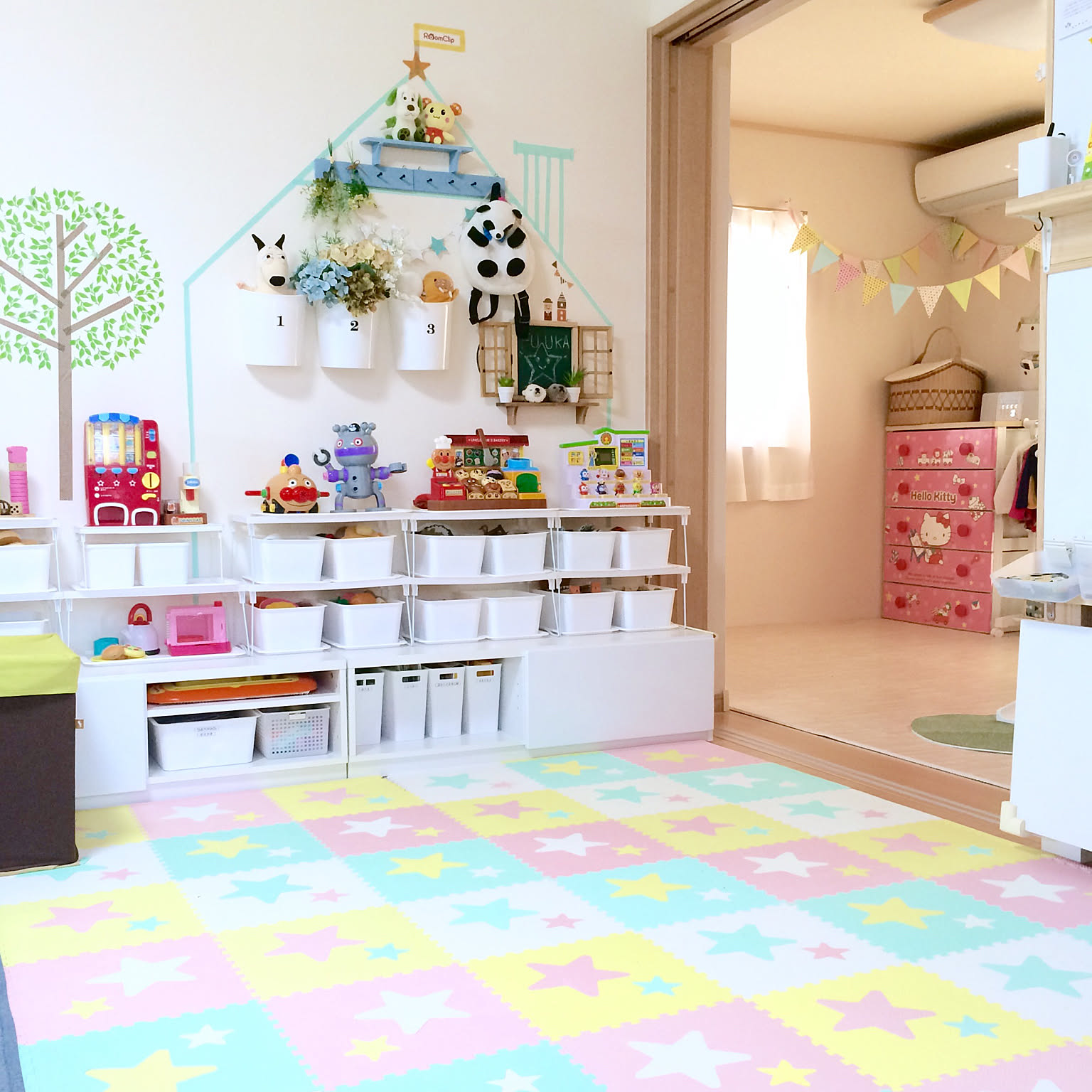 ベビースペース「成長に合わせて」「リビングになじむ」おすすめレイアウトたまひよ