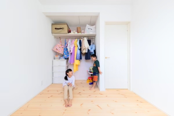 扉がないクローゼットの使い勝手オスカーホーム富山・石川・福井・新潟
