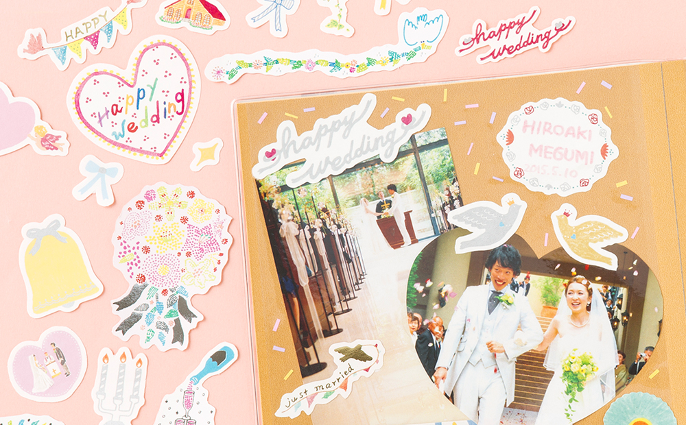 オリジナルウェディングアルバム作成結婚式アルバムをオーダーメイドで