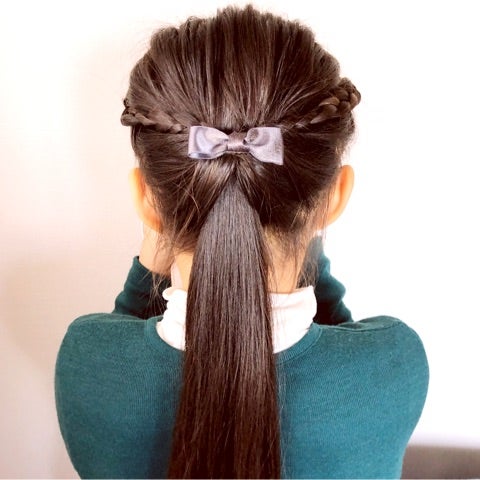 ゴムだけでも作れるツインまとめ髪ヘアアレンジ♡』